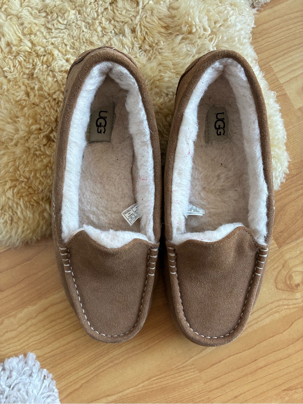 UGG Men's Chestnut Suede Slip-On Moccasins